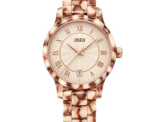 asta-Women Acetate Japan Quartz Watch Chai Leopard Obsidian 17001-Acetate Strap
