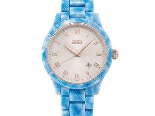 asta-Women Acetate Japan Quartz Watch Lagoon Sorbet Drift 17901-Acetate Strap