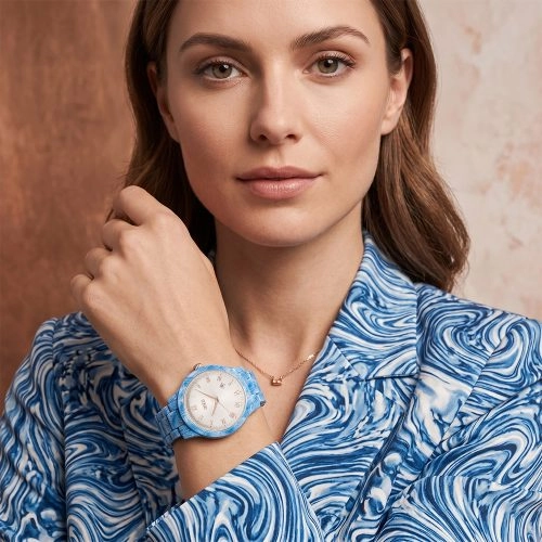 asta-Women Acetate Japan Quartz Watch Lagoon Sorbet Drift 17901-Acetate Strap