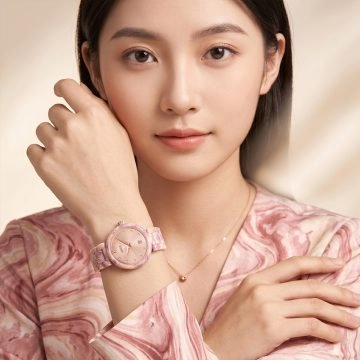 asta-Women Acetate Japan Quartz Watch Sakura Vine Drift 18001-Acetate Strap