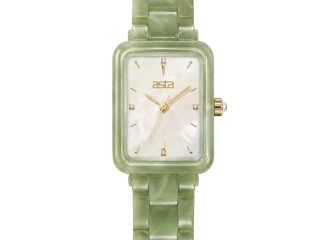 asta-Women Acetate Japan Quartz Watch Mint Jade Essence 19301-Acetate Strap