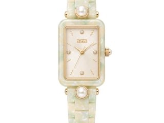asta-Women Acetate Japan Quartz Watch Vanilla Mint Essence 19601-Acetate Strap