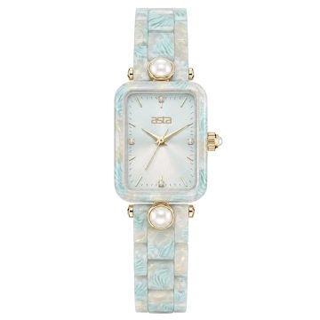 asta-Women Acetate Japan Quartz Watch Azure Wave Essence 19701-Acetate Strap