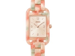 asta-Women Acetate Japan Quartz Watch Rainbow Quartz Essence 20701-Acetate Strap