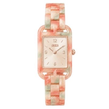 asta-Women Acetate Japan Quartz Watch Rainbow Quartz Essence 20701-Acetate Strap