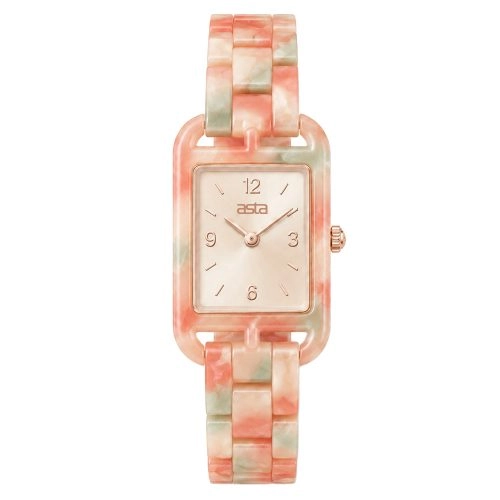 asta-Women Acetate Japan Quartz Watch Rainbow Quartz Essence 20701-Acetate Strap