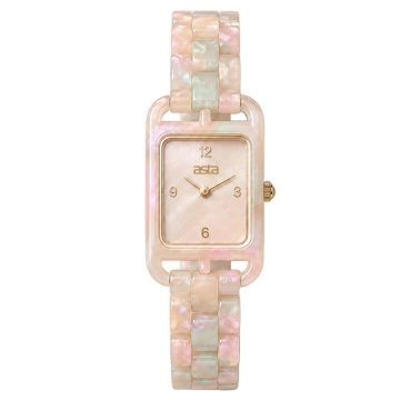 asta-Women Acetate Japan Quartz Watch Peach Sorbet Essence 20901-Acetate Strap