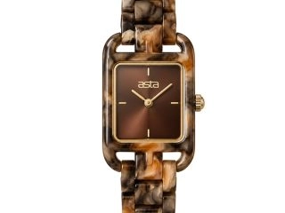 asta-Women Acetate Japan Quartz Watch Obsidian Reef Essence 21001-Acetate Strap