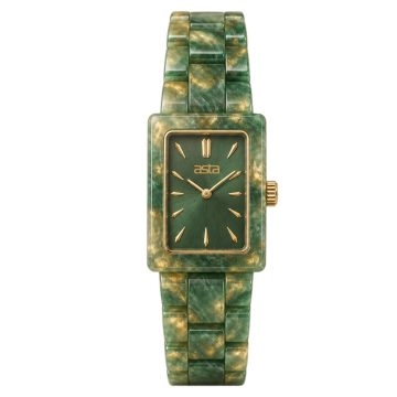 asta-Women Acetate Japan Quartz Watch Forest Ore Essence 21401-Acetate Strap