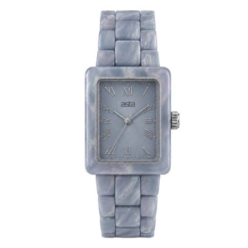 asta-Women Acetate Japan Quartz Watch Glacial Mist Swirl 21501-Acetate Strap