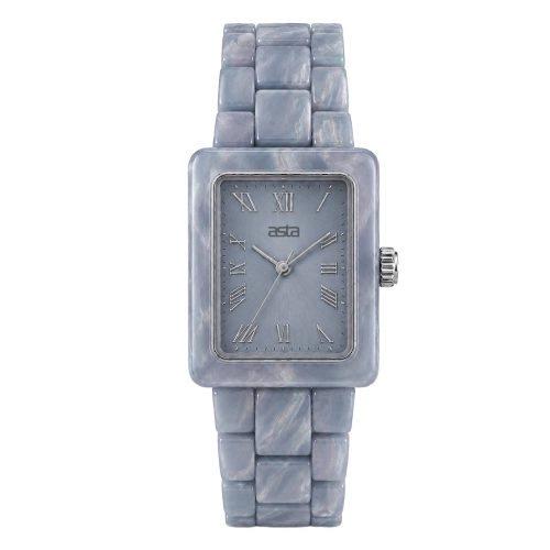 asta-Women Acetate Japan Quartz Watch Glacial Mist Swirl 21501-Acetate Strap