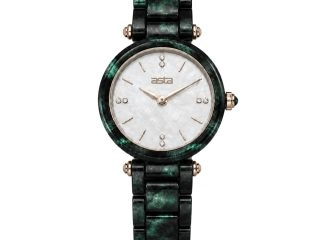 asta-Women Acetate Japan Quartz Watch Midnight Moss Ore Essence 23601-Acetate Strap
