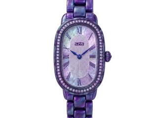 asta-Women Acetate Japan Quartz Watch Midnight Lavender Ore Essence 23801-Acetate Strap