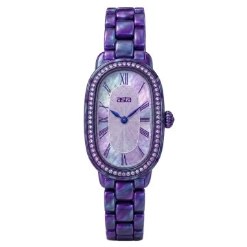 asta-Women Acetate Japan Quartz Watch Midnight Lavender Ore Essence 23801-Acetate Strap