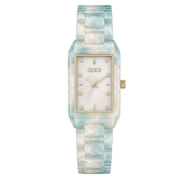 asta-Women Acetate Japan Quartz Watch Glacial Jade Essence 24001-Acetate Strap