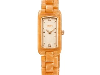 asta-Women Acetate Japan Quartz Watch Sorbet Apricot Essence 25501-Acetate Strap