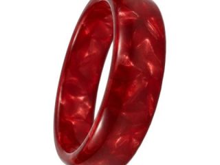 asta-Acetate Ring Scarlet Velvet Glow ID14.1mm/C44.2mm-4601