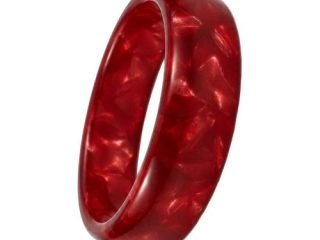 अस्ता-एसिटेट रिंग स्कारलेट वेलवेट ग्लो ID14.1mm/C44.2mm-4601