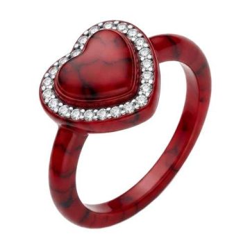 asta-Acetate Ring Scarlet Lava Stone ID14.1mm/C44.2mm-4701