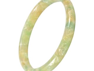 asta-Acetate Bangle Bracelet  Citron Jade Pearl ID50mm/IC157.1mm-11102