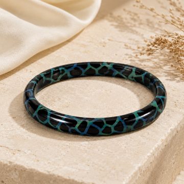 asta-Acetate Bangle Bracelet  Silent Aurora Drift ID50mm/IC157.1mm-11103