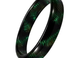 asta-Acetate Bangle Bracelet  Midnight Moss Ore Essence ID50mm/IC157.1mm-11201