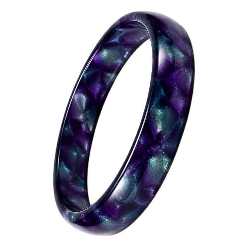 asta-Acetate Bangle Bracelet  Midnight Lavender Ore Essence ID50mm/IC157.1mm-11203