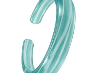 asta-Acetate Bangle Bracelet  Morning Aqua Glow ID50mm/IC157.1mm-11302
