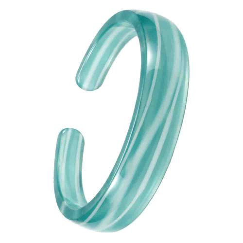 asta-Acetate Bangle Bracelet  Morning Aqua Glow ID50mm/IC157.1mm-11302