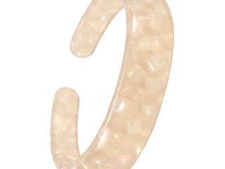 asta-Acetate Bangle Bracelet  Peach Dew Pearl ID50mm/IC157.1mm-11303