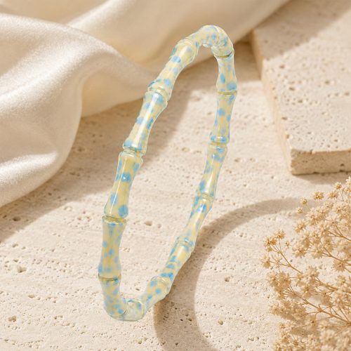 asta-Acetate Bangle Bracelet  Azure Sand Essence ID50mm/IC157.1mm-0601