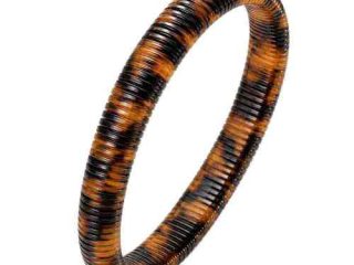 asta-Acetate Bangle Bracelet  Cocoa Ember Luxe ID50mm/IC157.1mm-0701
