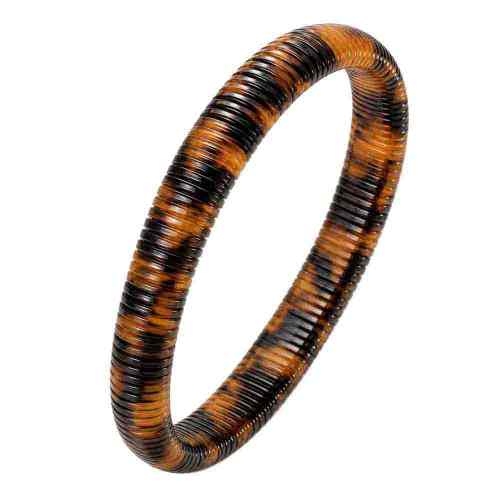 asta-Acetate Bangle Bracelet  Cocoa Ember Luxe ID50mm/IC157.1mm-0701