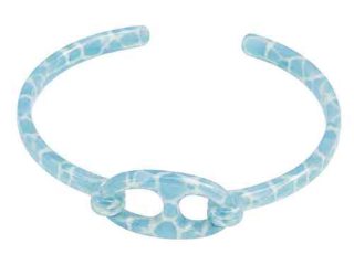 asta-Acetate Bangle Bracelet  Glacial Float Drift ID50mm/IC157.1mm-0801