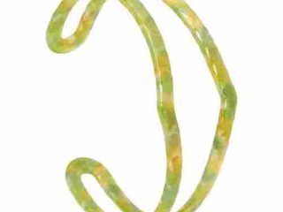 asta-Acetate Bangle Bracelet  Ivy & Ochre Swirl ID50mm/IC157.1mm-1001
