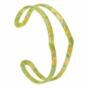 asta-Acetate Bangle Bracelet  Ivy & Ochre Swirl ID50mm/IC157.1mm-1001