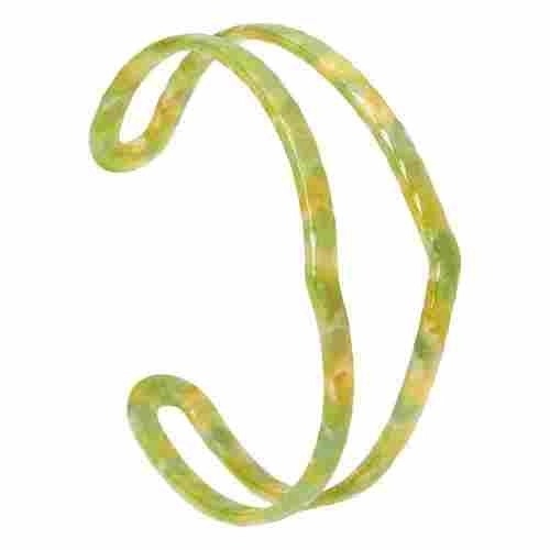 asta-Acetate Bangle Bracelet  Ivy & Ochre Swirl ID50mm/IC157.1mm-1001