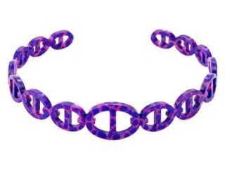 asta-Acetate Bangle Bracelet  Neon Berry Amethyst ID50mm/IC157.1mm-1201