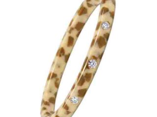 asta-Acetate Bangle Bracelet  Warm Sand Essence ID50mm/IC157.1mm-1401