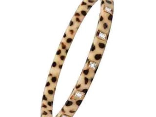 asta-Acetate Bangle Bracelet  Butter Cream Tortoise ID50mm/IC157.1mm-1501