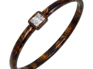 asta-Acetate Bangle Bracelet  Antique Bronze Veil ID50mm/IC157.1mm-1801