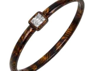 asta-Acetate Bangle Bracelet  Antique Bronze Veil ID50mm/IC157.1mm-1801