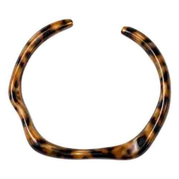 アスタ・アセテート バングルブレスレット  ココア・エンバー・ラックス ID50mm/IC157.1mm-2001