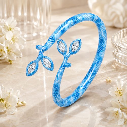 asta-Acetate Bangle Bracelet  Lagoon Sorbet Drift ID50mm/IC157.1mm-2101