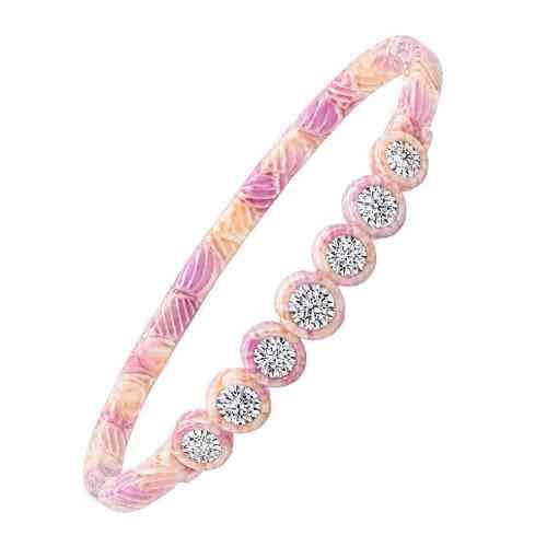 asta-Acetate Bangle Bracelet  Sakura Vine Drift ID50mm/IC157.1mm-2201