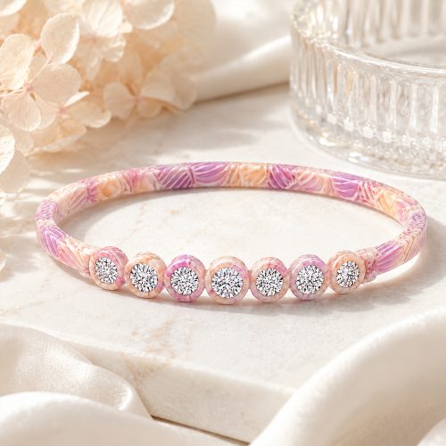 asta-Acetate Bangle Bracelet  Sakura Vine Drift ID50mm/IC157.1mm-2201