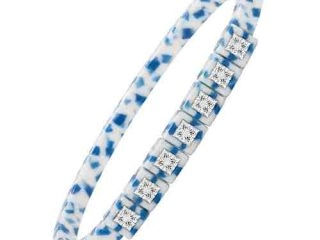 asta-Acetate Bangle Bracelet  Cobalt Porcelain Essence ID50mm/IC157.1mm-2301