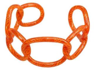 asta-Acetate Bangle Bracelet  Melted Amber Essence ID50mm/IC157.1mm-2401