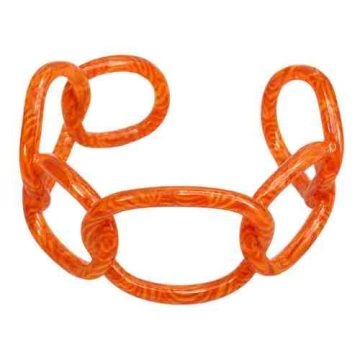 asta-Acetate Bangle Bracelet  Melted Amber Essence ID50mm/IC157.1mm-2401