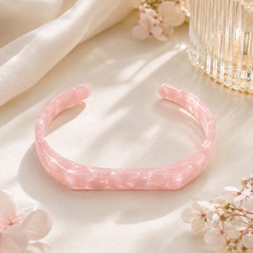 asta-Acetate Bangle Bracelet  Ballet Blush Pearl ID50mm/IC157.1mm-2601